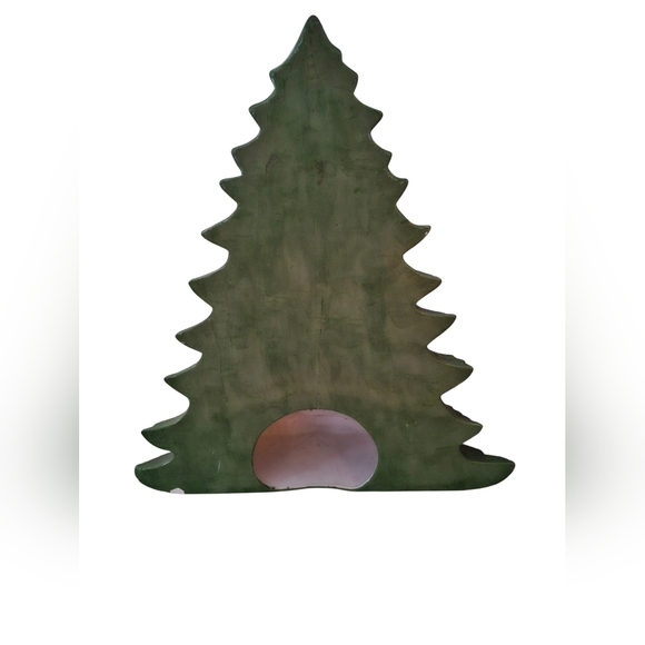 Vintage large ceramic christmas tree Approx 16" Handmade - Picture 9 of 13